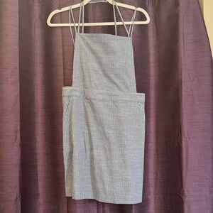 Sadie & Sage Blue and White Striped Apron